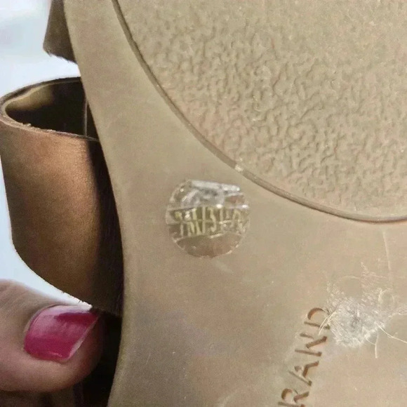 Lucky Brand Gladiator woven Brown Leather Sandals Sz 7 or 37.5 - Picture 8 of 10